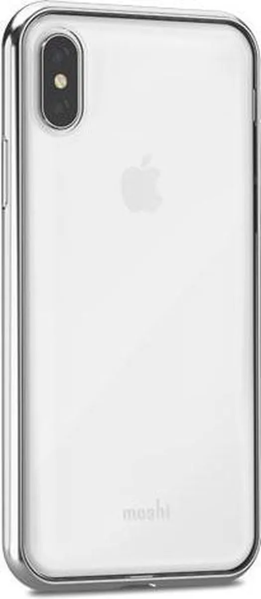 Moshi Vitros iPhone X Hoesje - 99MO103201 - Transparant Zilver - afbeelding 2 van 6