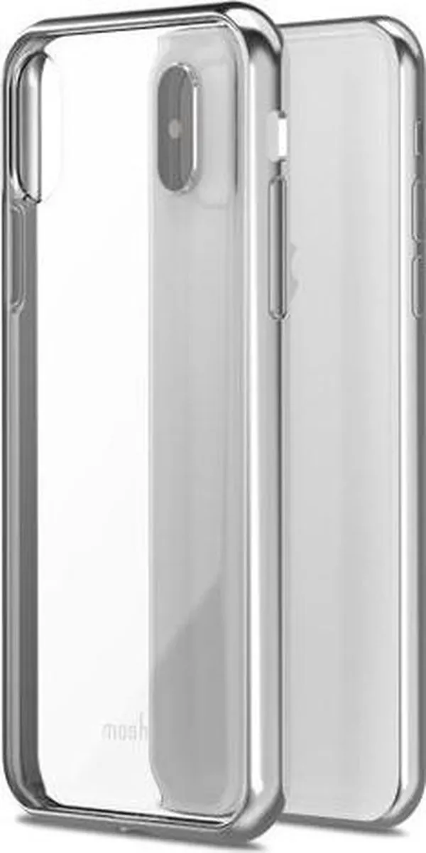 Moshi Vitros iPhone X Hoesje - 99MO103201 - Transparant Zilver - afbeelding 5 van 6