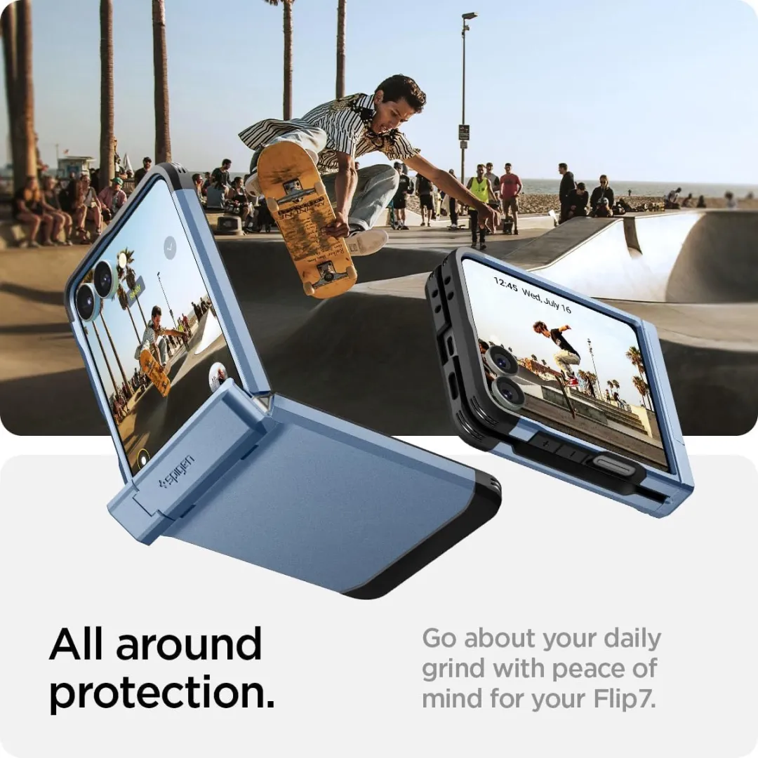 Spigen Tough Armor Back Cover - Samsung Galaxy Z Flip 7 - Sierra Blue