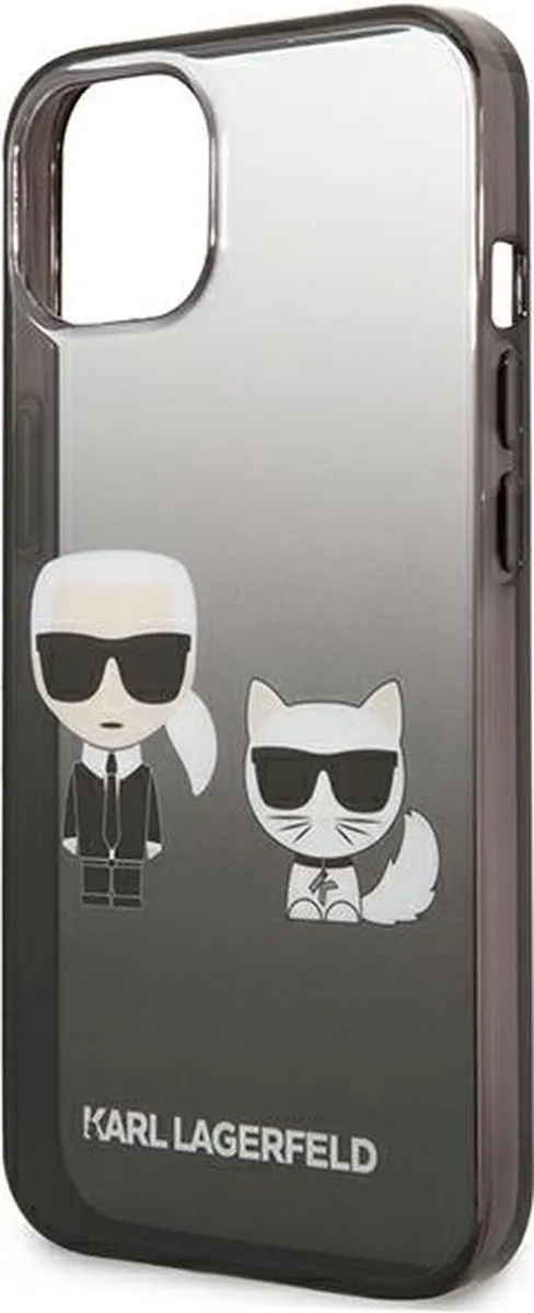 Karl Lagerfeld KLHCP13STGKCK iPhone 13 mini Hoesje - Zwart