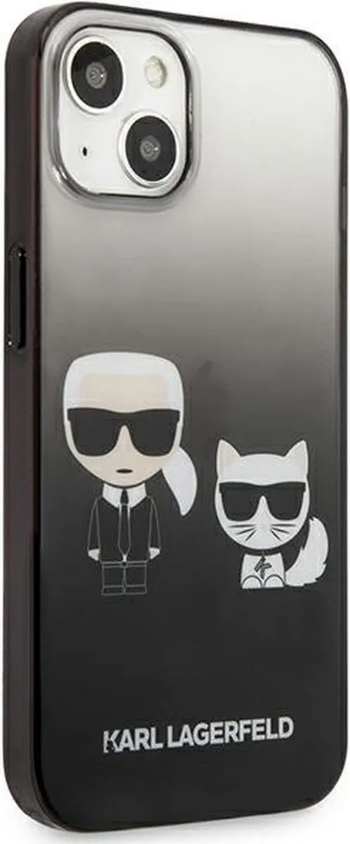Karl Lagerfeld KLHCP13STGKCK iPhone 13 mini Hoesje - Zwart