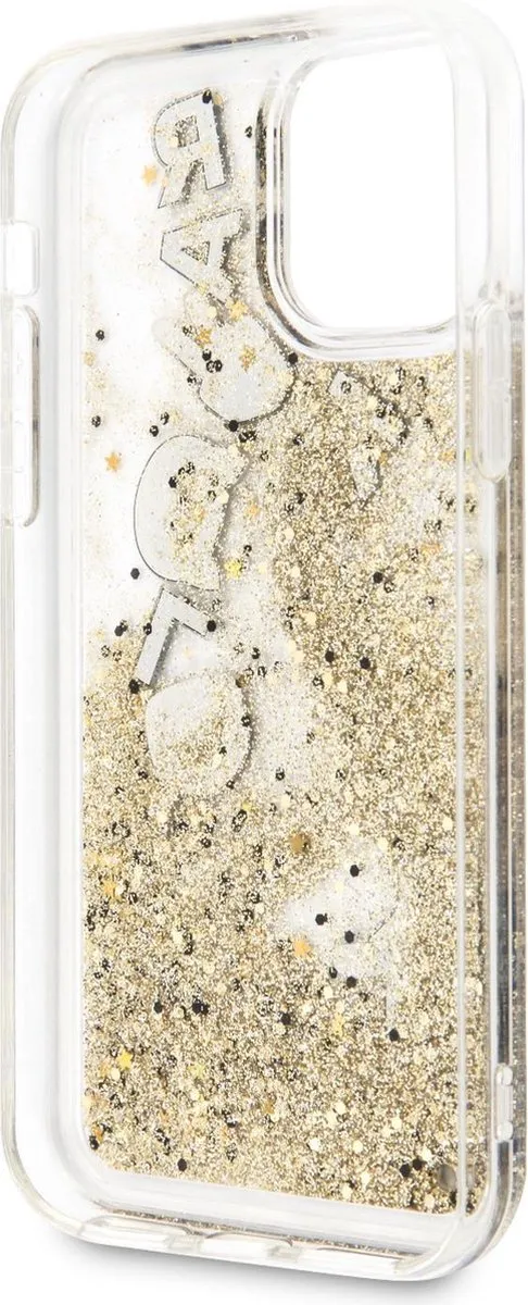 Karl Lagerfeld iPhone 11 Pro Hoesje - Zwart - Goud Floating Charms - KLHCN58ROGO