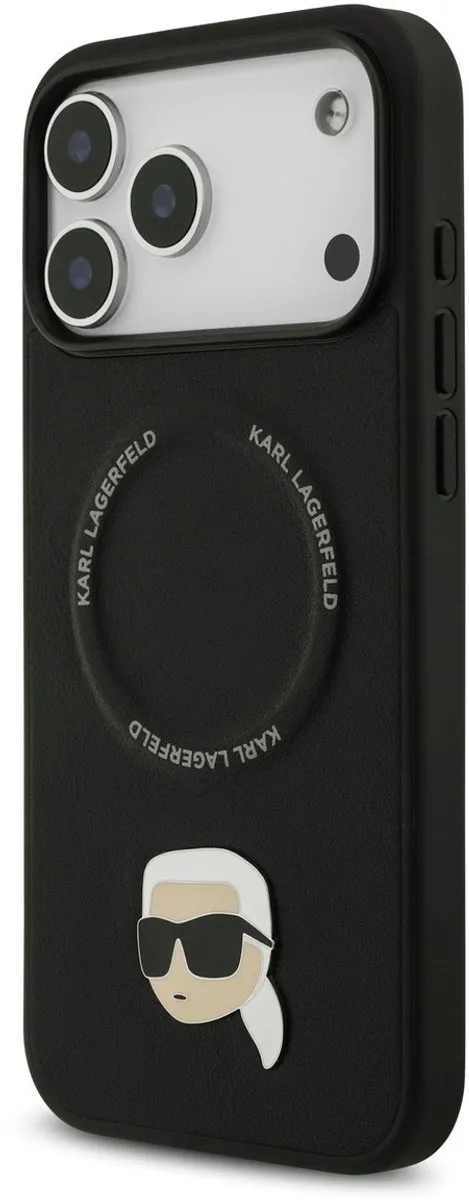 Karl Lagerfeld Back Cover iPhone 17 Pro Max - Zwart - afbeelding 6 van 6