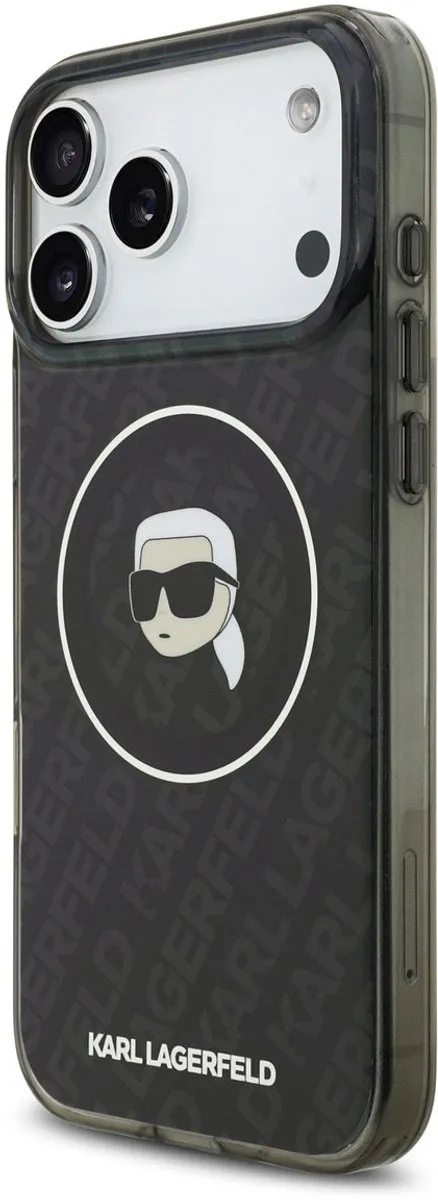 Karl Lagerfeld Back Cover iPhone 17 Pro Max - Zwart