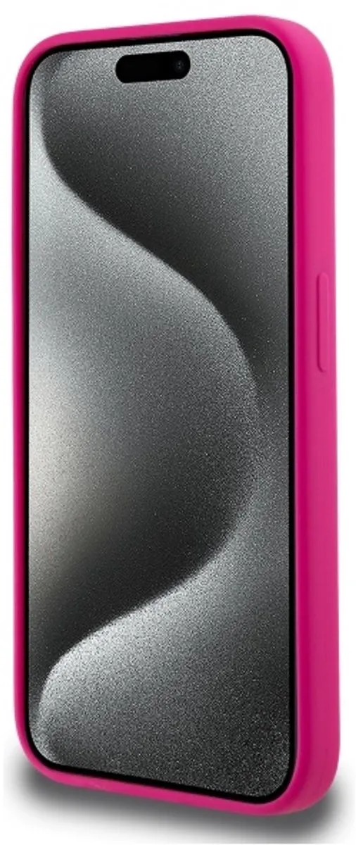 Karl Lagerfeld Siliconen Hoesje iPhone 15 Pro 6.1 - Transparent