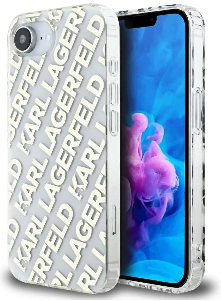 Karl Lagerfeld Iphone 16E Case Iml Repeat Logo