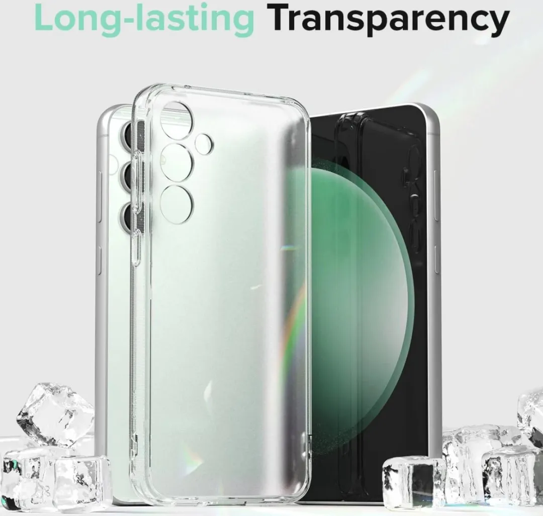 Ringke Matte Hoesje Samsung Galaxy S23 FE - Transparant