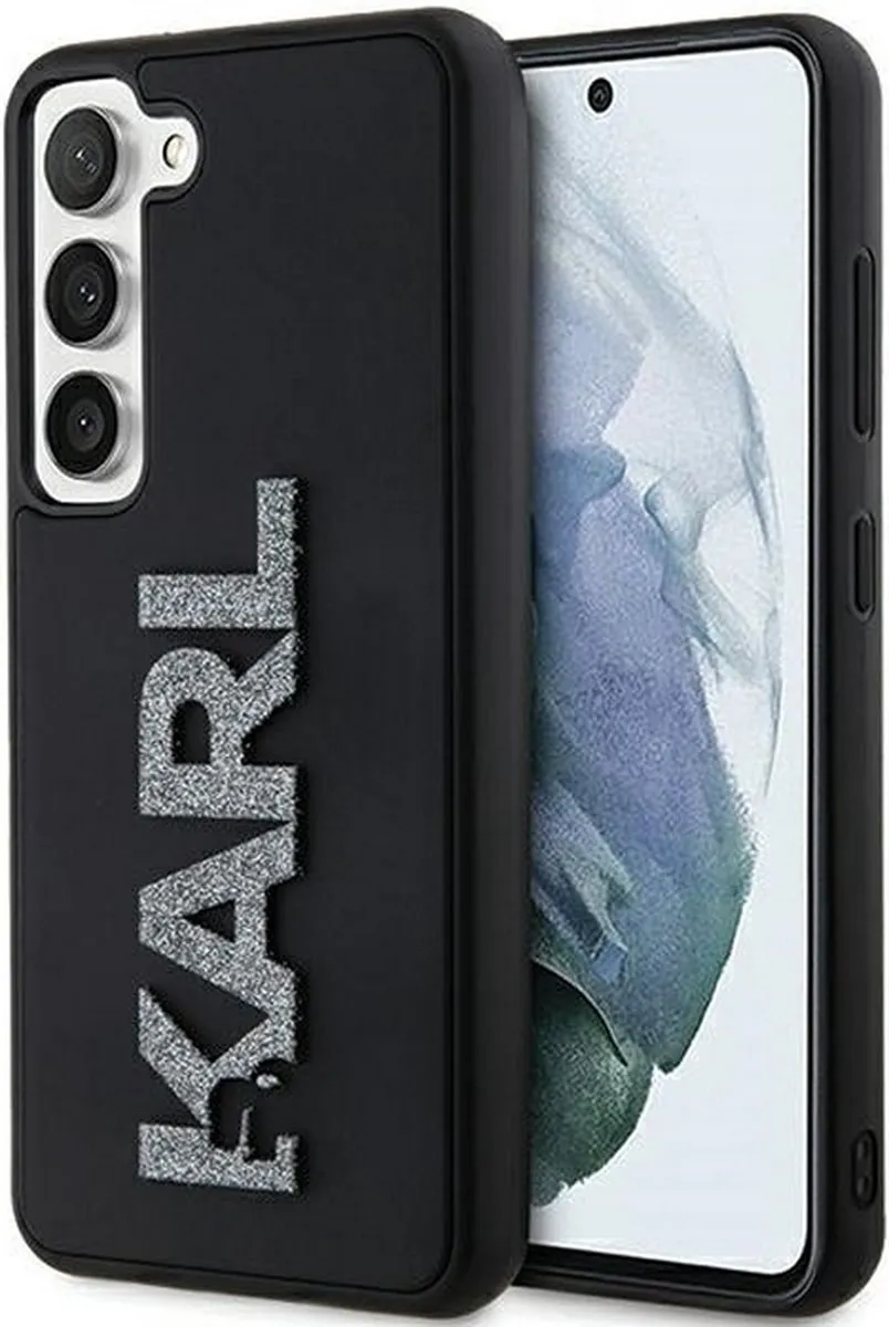 Karl Lagerfeld 3D Glitter Back Case S24