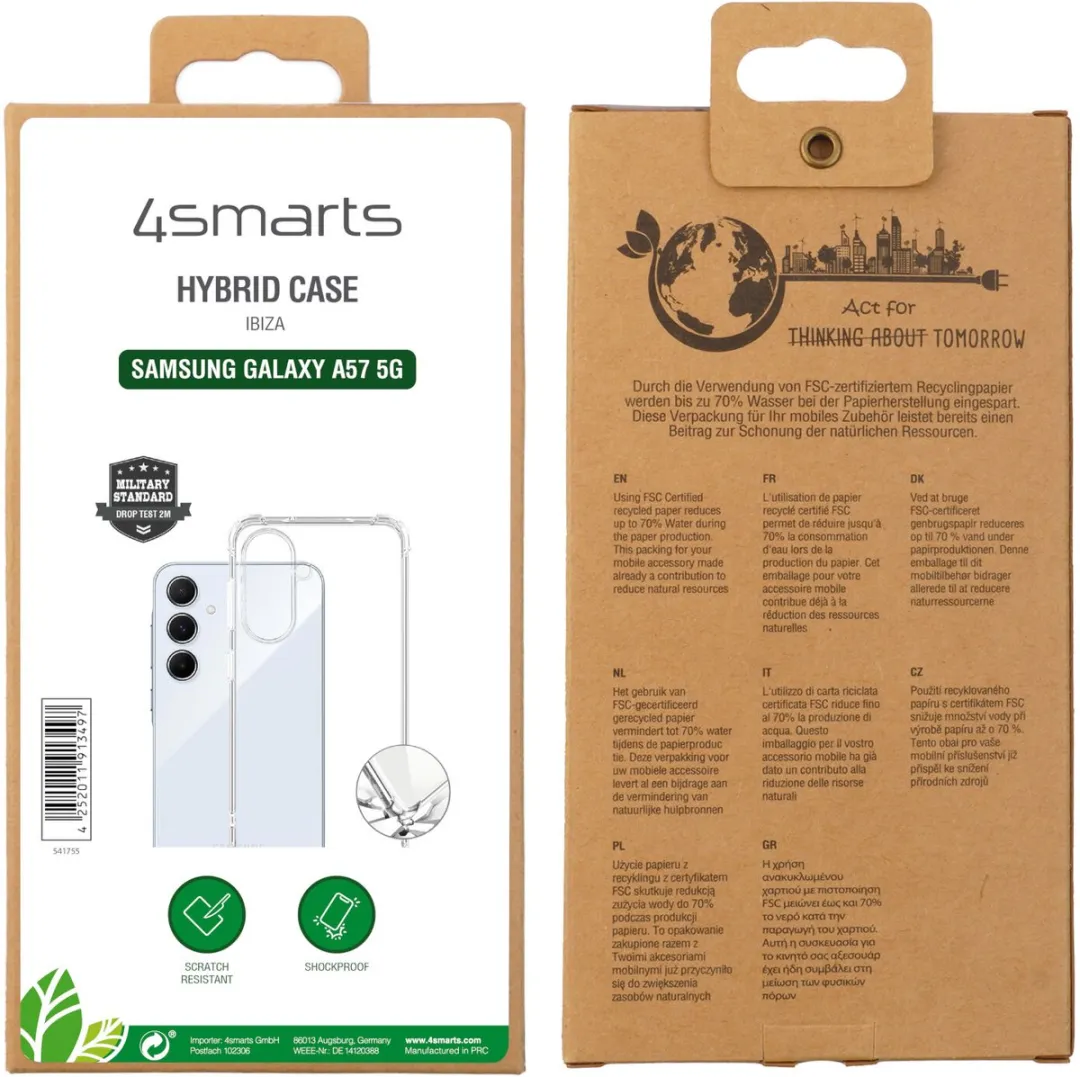 4Smarts 541755 Hoes Transparant - Samsung Galaxy 6.7"