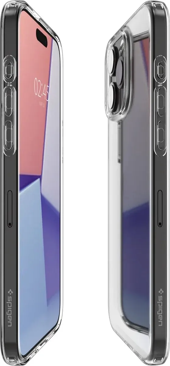 Spigen Back Cover Liquid Crystal Hoesje iPhone 15 Pro - Transparant