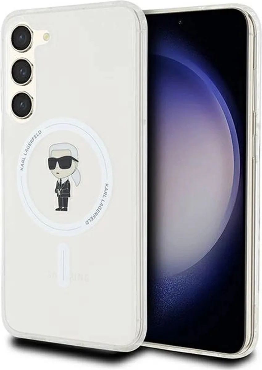 Karl Lagerfeld IML Ikonik MagSafe Hoesje - Transparant