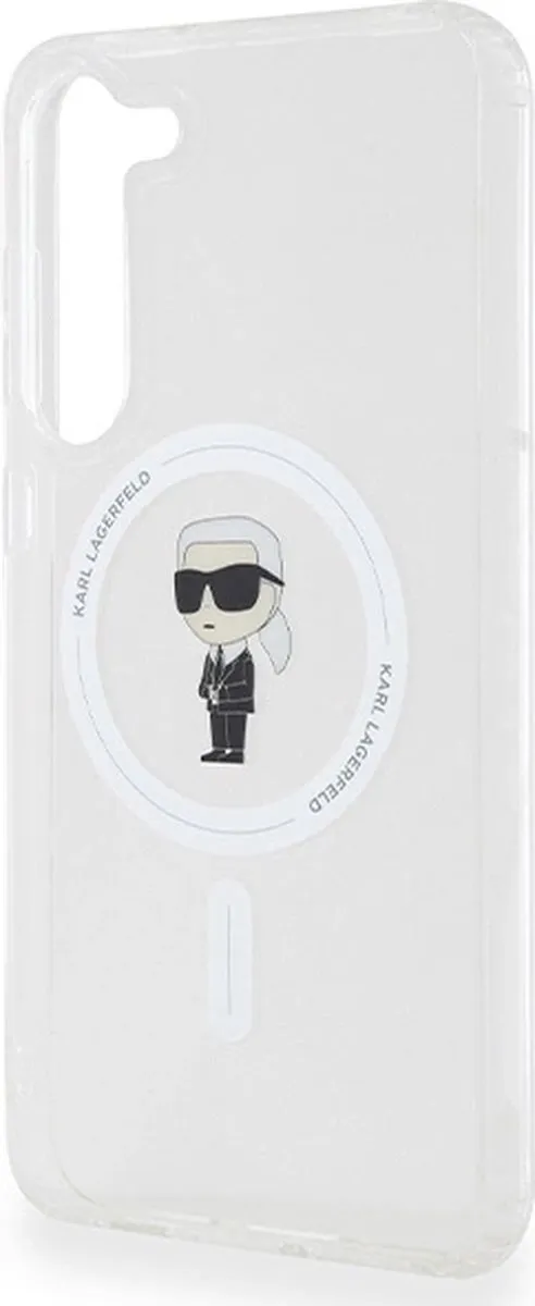 Karl Lagerfeld IML Ikonik MagSafe Hoesje - Transparant