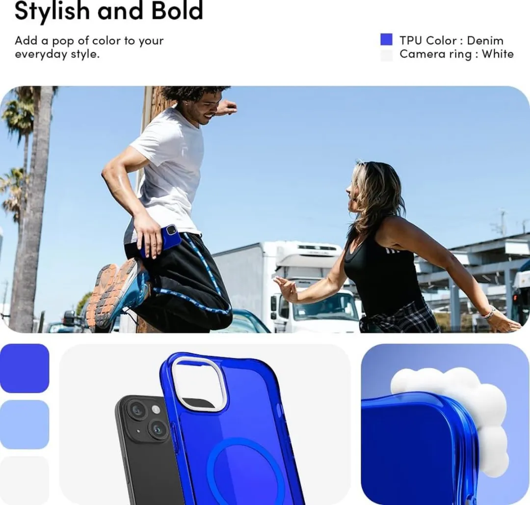 Spigen Apple iPhone 15 Plus Ultra Hybrid S Hoesje - Blauw