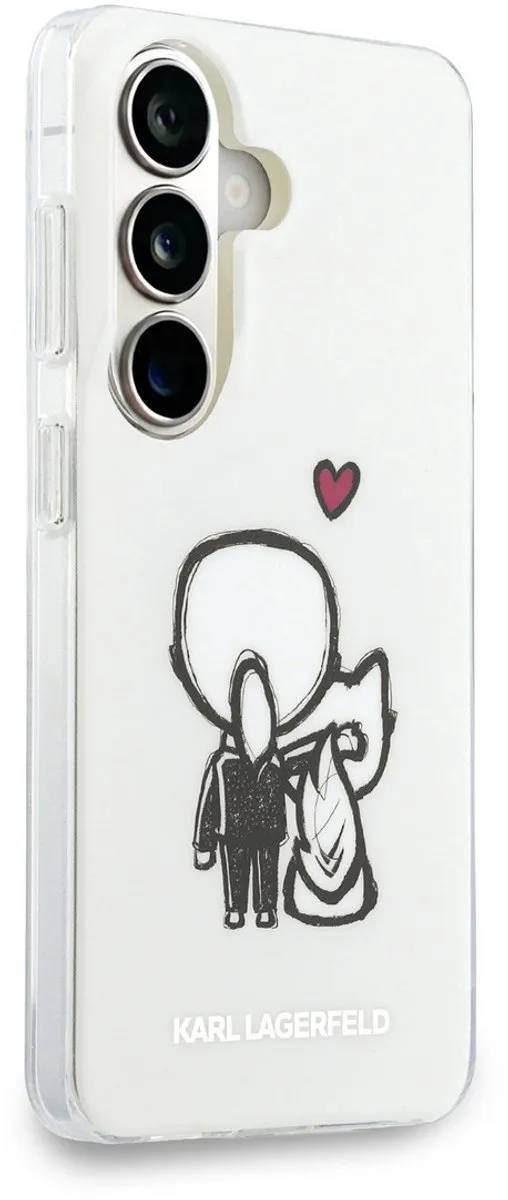 Karl Lagerfeld Galaxy S26 Telefoonhoesje - Transparant K&C Back Logo