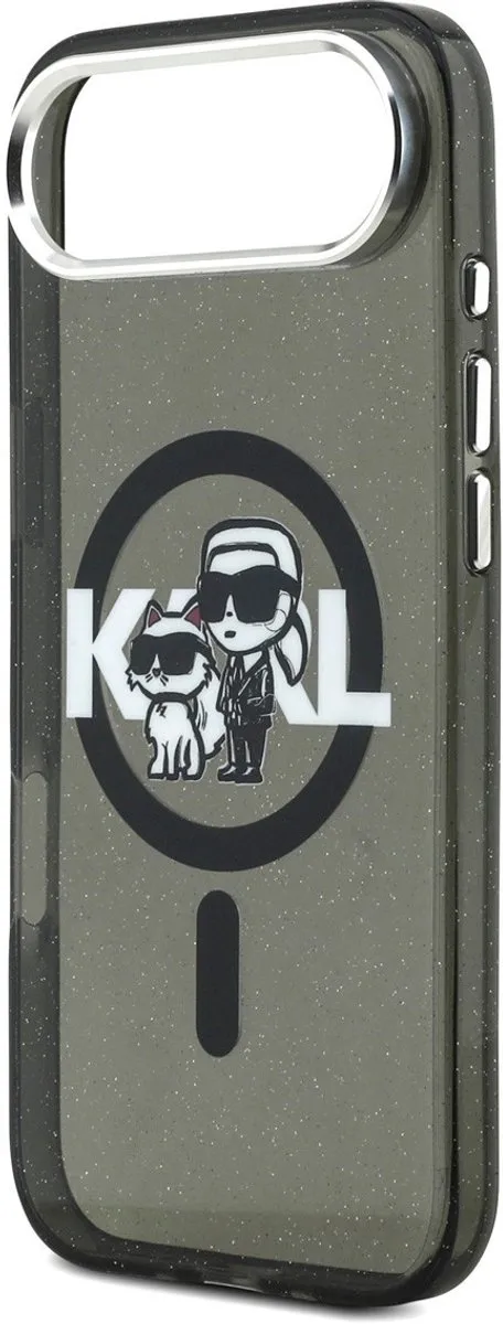 Karl Lagerfeld Back Cover Case iPhone 17 Air - Zwart - MagSafe - afbeelding 6 van 6