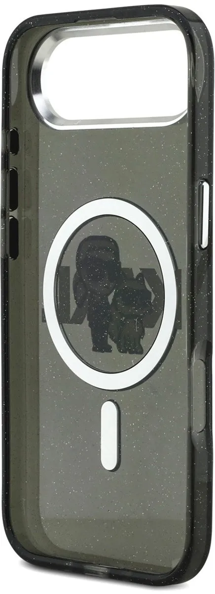 Karl Lagerfeld Back Cover Case iPhone 17 Air - Zwart - MagSafe