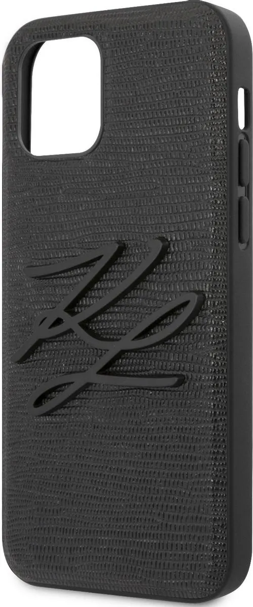 Karl Lagerfeld iPhone 12 Pro Max Telefoonhoesje - Zwart