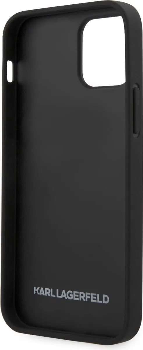 Karl Lagerfeld iPhone 12 Pro Max Telefoonhoesje - Zwart