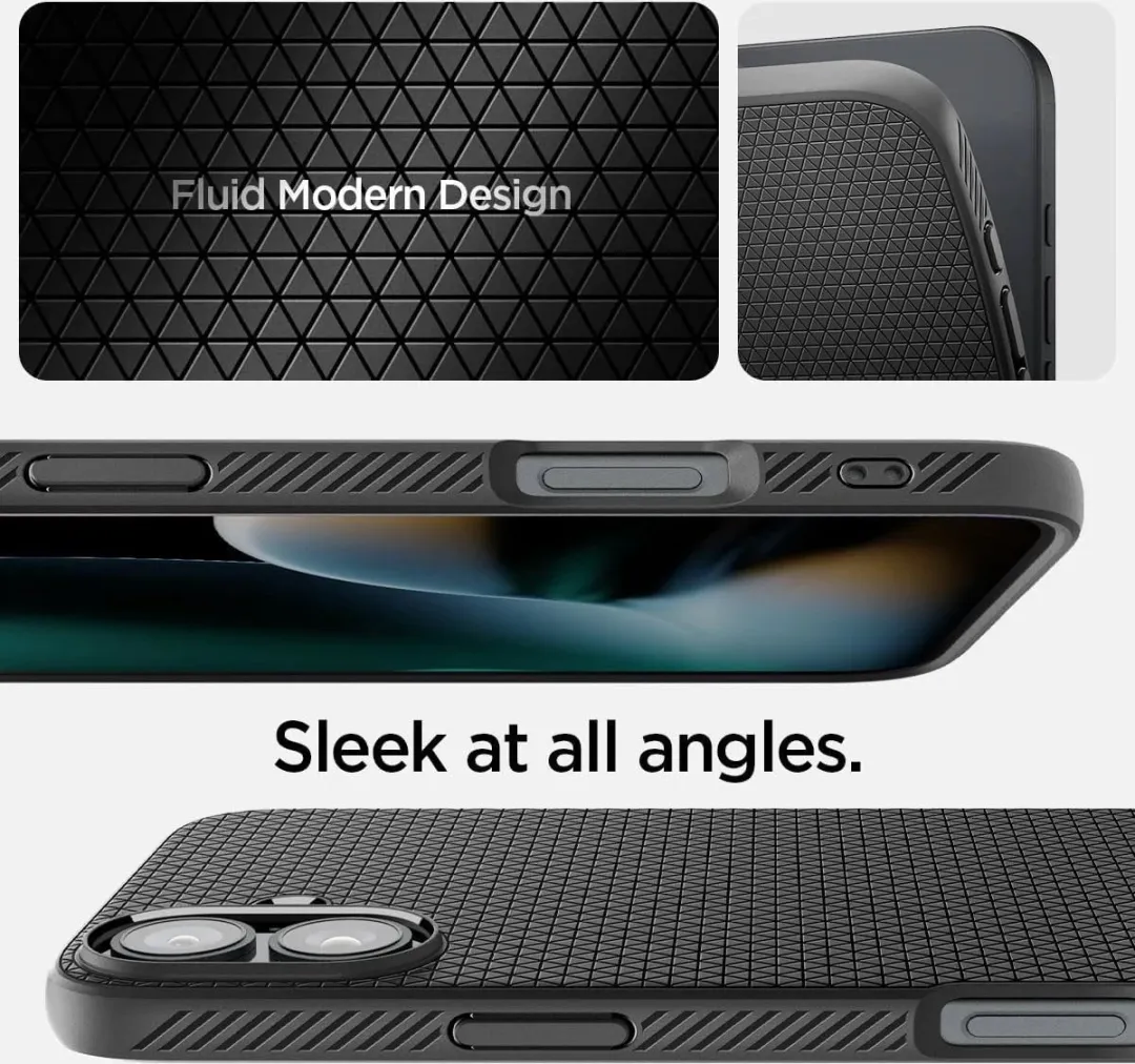 Spigen iPhone 16 Plus Back Cover - Zwart