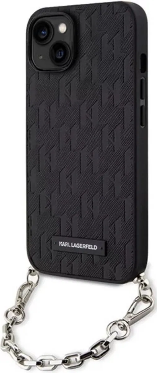 Karl Lagerfeld Saffiano Monogram iPhone 14 Hoes