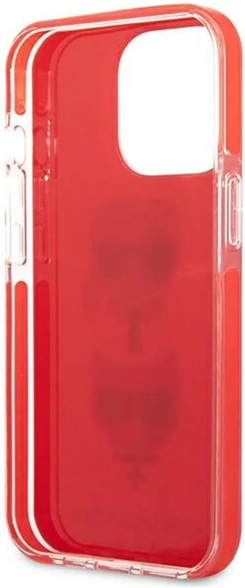 Karl Lagerfeld KLHCP13LTPE2TR iPhone 13 Pro Hoesje - Rood