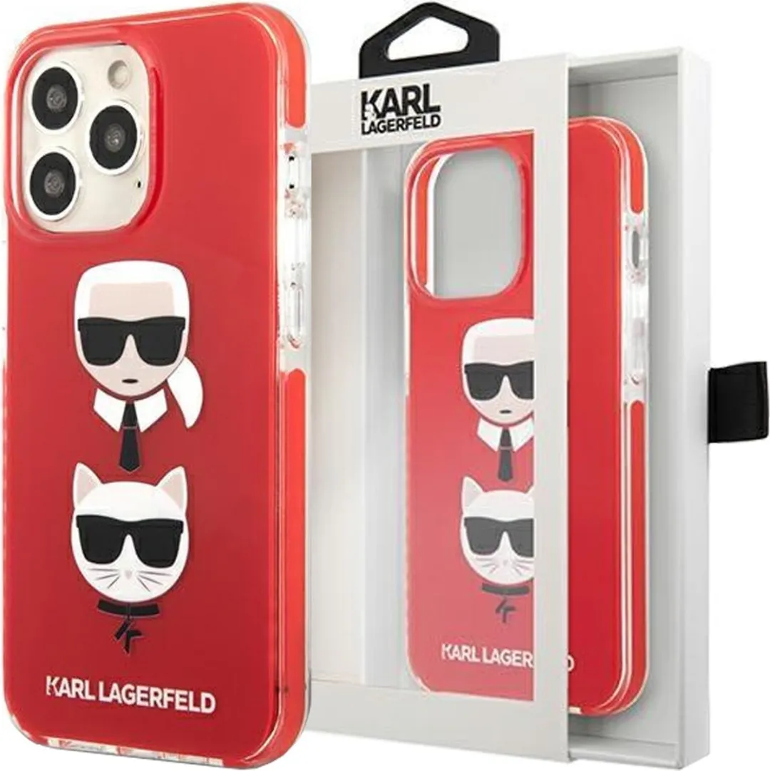 Karl Lagerfeld KLHCP13LTPE2TR iPhone 13 Pro Hoesje