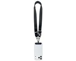 Karl Lagerfeld Universal Crossbody Strap - Karl Patch - Zwart