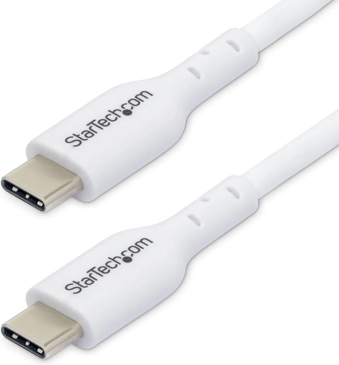 Startech USB2CC1MNCWHE USB-C Laadkabel 60W Wit