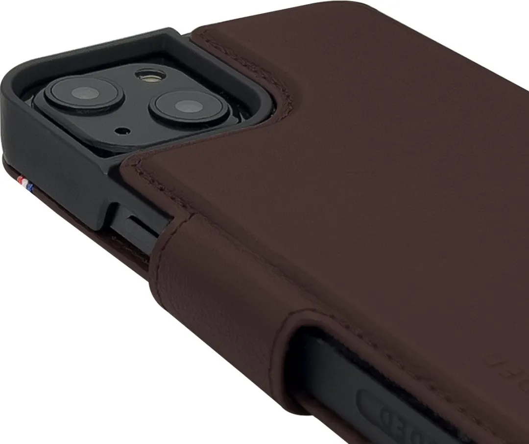 Decoded D23IPO14PCW5CHB Wallet Case iPhone 14 Pro - Bruin - afbeelding 6 van 6