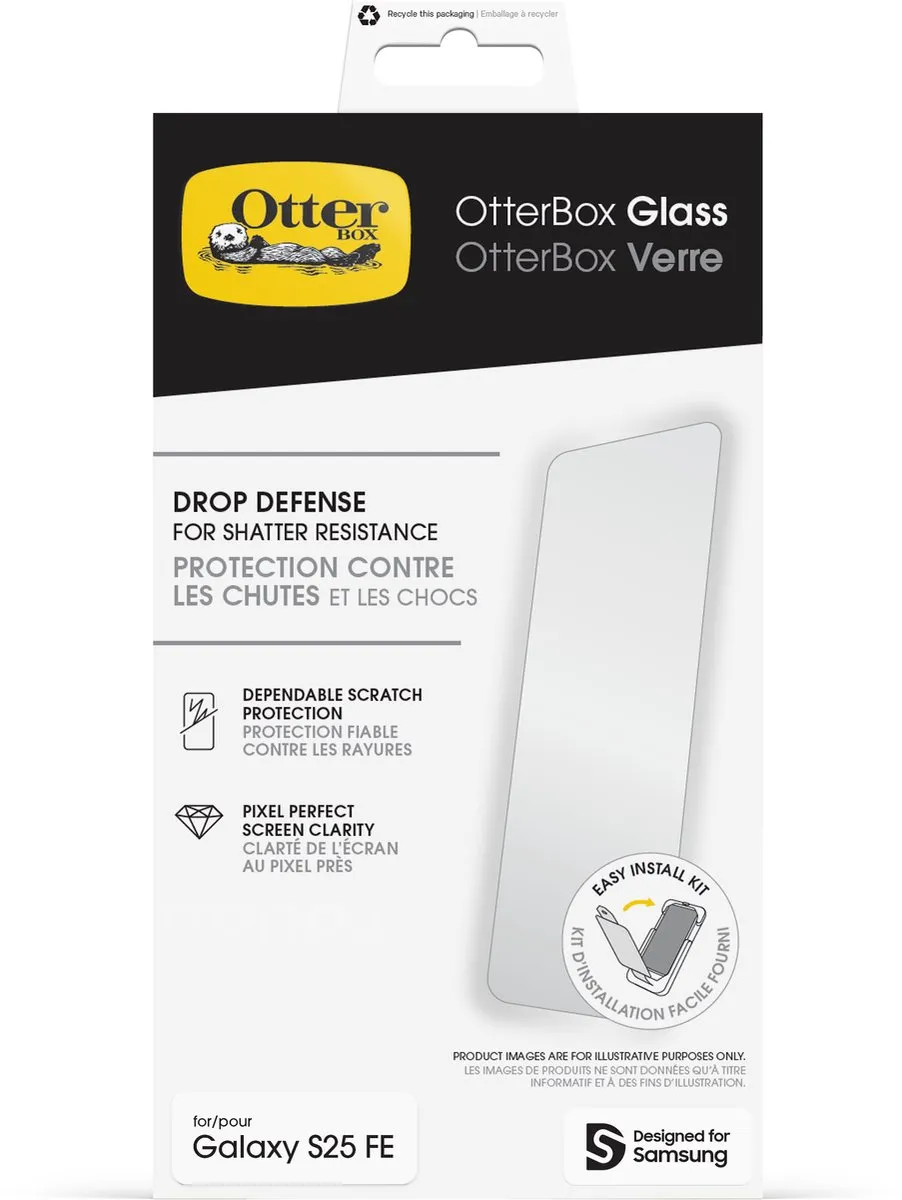 OtterBox Glass Series 77-99267 - Samsung Galaxy S25 FE - afbeelding 4 van 4