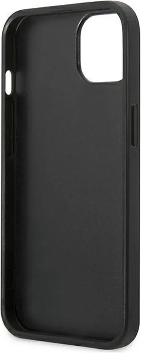 Karl Lagerfeld KLHCP13SPULMBK3 iPhone Hoesje - Zwart/zwart