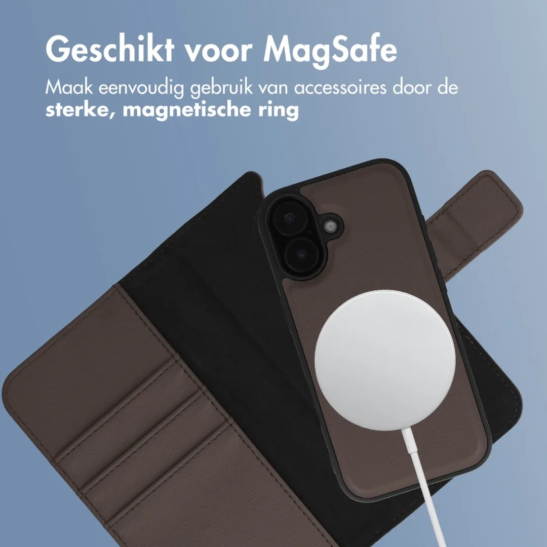 Imoshion iPhone 17 Hoesje 2-in-1 Bookcase - Bruin