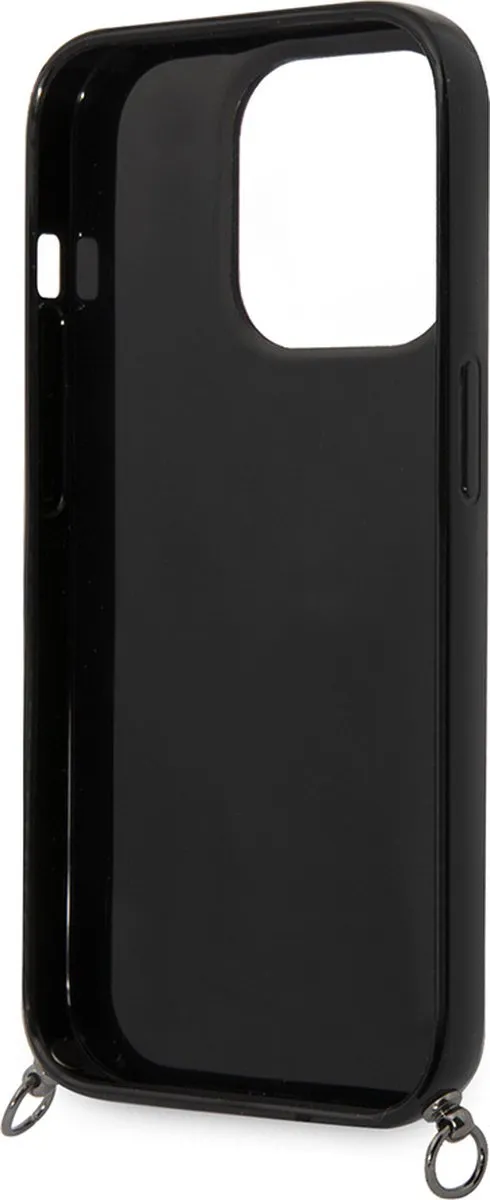 Karl Lagerfeld Strepen Zwart iPhone 14 Pro Max Hoesje - 3666339094225 - afbeelding 6 van 6