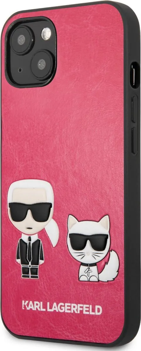 Karl Lagerfeld iPhone 13 Mini Hoesje - Roze - MagSafe