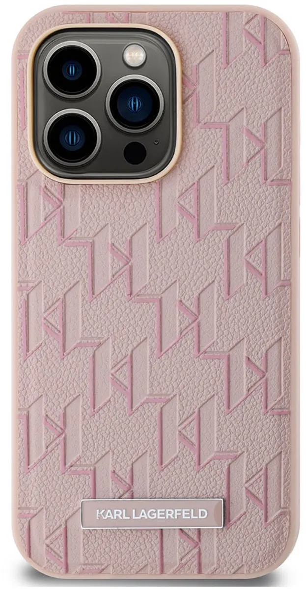 Karl Lagerfeld Hoesje iPhone 14 Pro Max MagSafe - Roze
