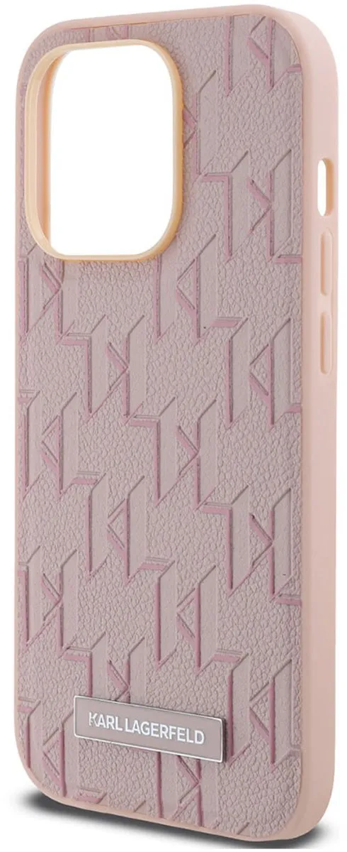 Karl Lagerfeld Hoesje iPhone 14 Pro Max MagSafe - Roze