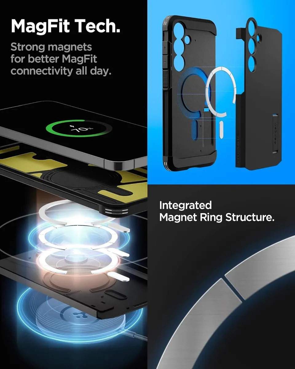 Spigen Thin Armor ACS06801 Hoesje - Samsung Galaxy S24 FE - Zwart