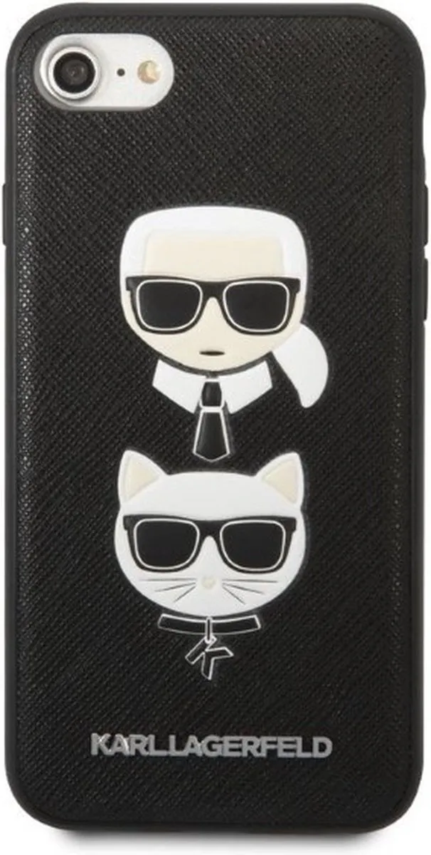 Karl Lagerfeld KLHCI8SAKICKCBK iPhone Hoesje - Zwart
