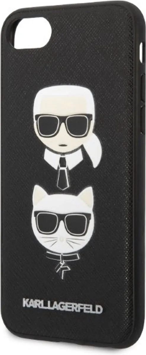 Karl Lagerfeld KLHCI8SAKICKCBK iPhone Hoesje - Zwart - afbeelding 6 van 6