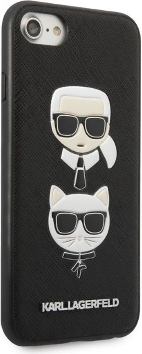 Karl Lagerfeld KLHCI8SAKICKCBK iPhone Hoesje - Zwart