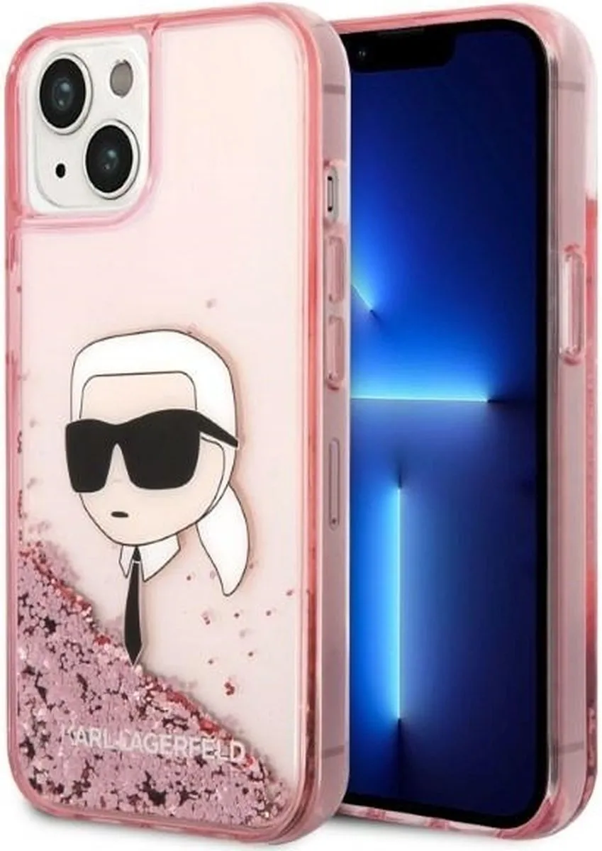 Karl Lagerfeld KLHCP14MLNK iPhone 14 Plus Hardcase - Roze