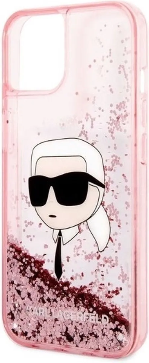 Karl Lagerfeld KLHCP14MLNK iPhone 14 Plus Hardcase - Roze