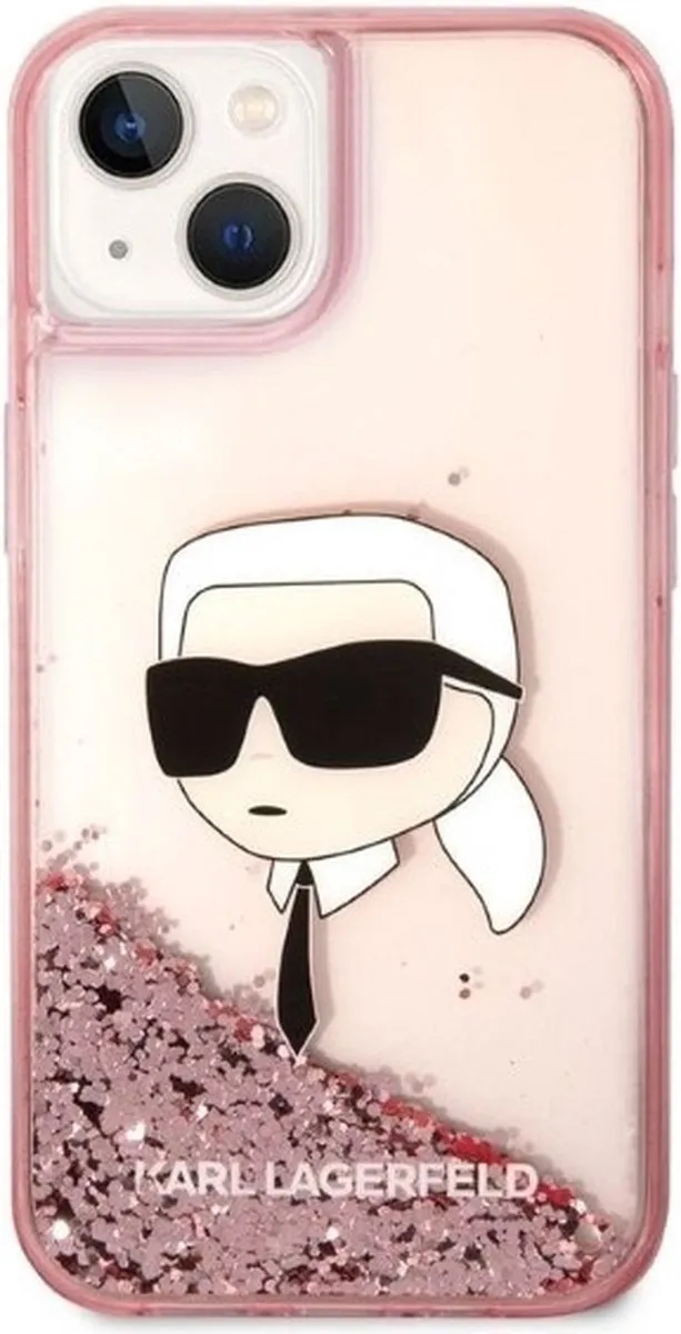 Karl Lagerfeld KLHCP14MLNK iPhone 14 Plus Hardcase - Roze