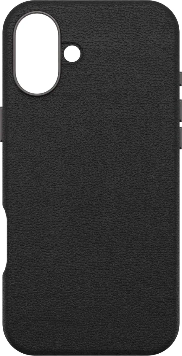 OtterBox Symmetry Cactus Leer Hoesje iPhone 16 Plus - Zwart