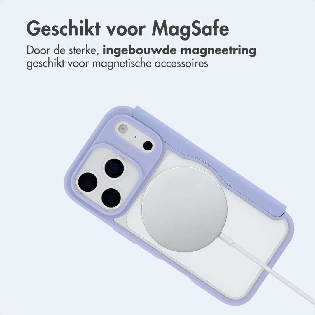 Imoshion Hoesje iPhone 17 Pro MagSafe - Transparant Paars