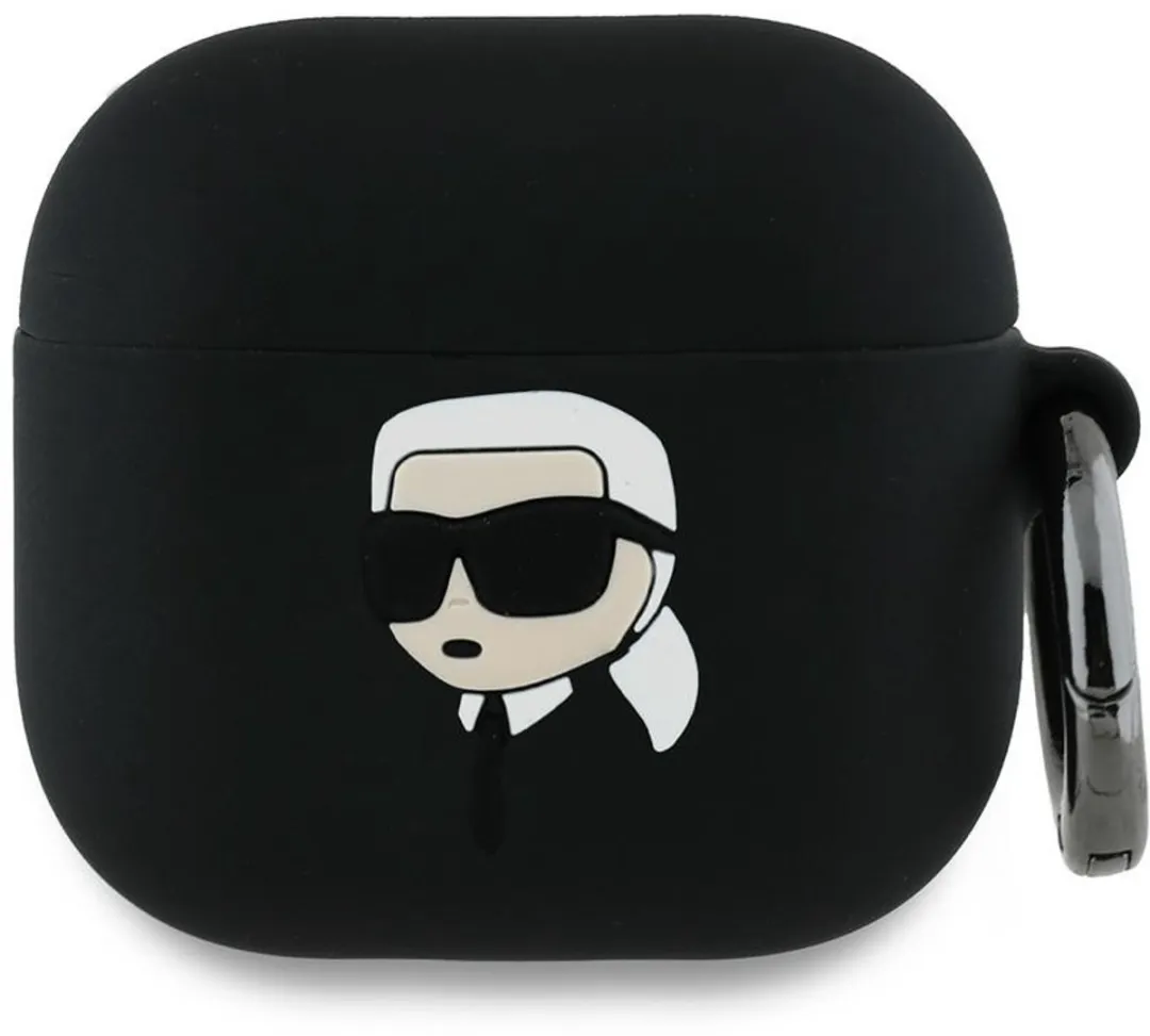 Karl Lagerfeld Hoesje AirPods 4 3D Karl Head