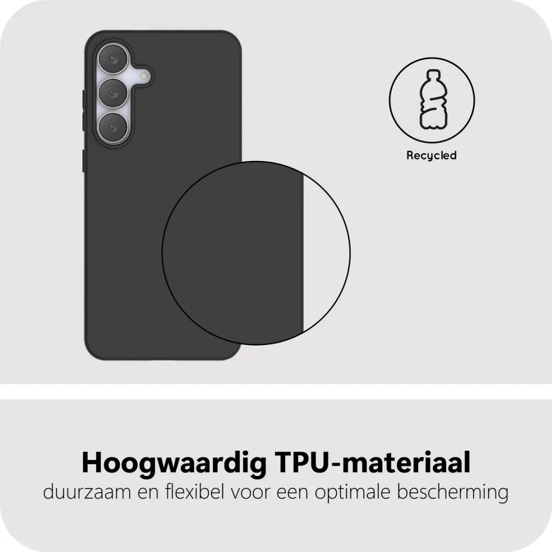 Just in Case Siliconen Hoesje Samsung Galaxy S25 FE MSA2808KL1 - Zwart - afbeelding 6 van 6