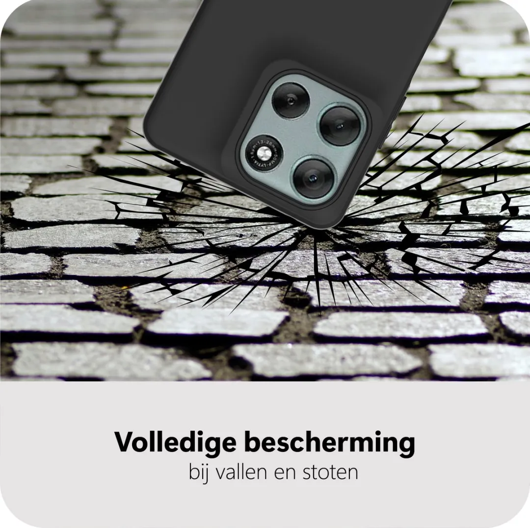 Just in Case Moto G56 Siliconen Hoesje MMT2766KL1 - Zwart