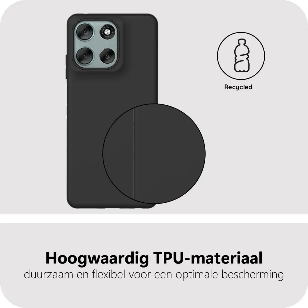 Just in Case Moto G56 Siliconen Hoesje MMT2766KL1 - Zwart