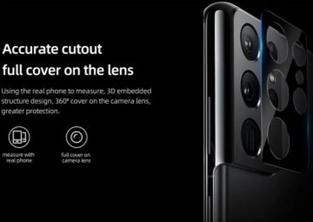 Nillkin Samsung Galaxy S21 Ultra Camera Lens Protector - 2 Stuks